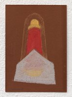 lichthuis, 2008, oliepastel op papier, 10,5-15 cm