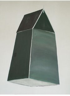 groen molenhuis, 2006, olieverf op linnen, 110-140 cm