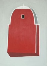 rode molen, 2006, olie op doek, 50-70 cm 