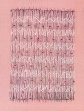 de flanelsteek, 2018, kleurpodlood op gekleurd papier, 11.5x15.7cm